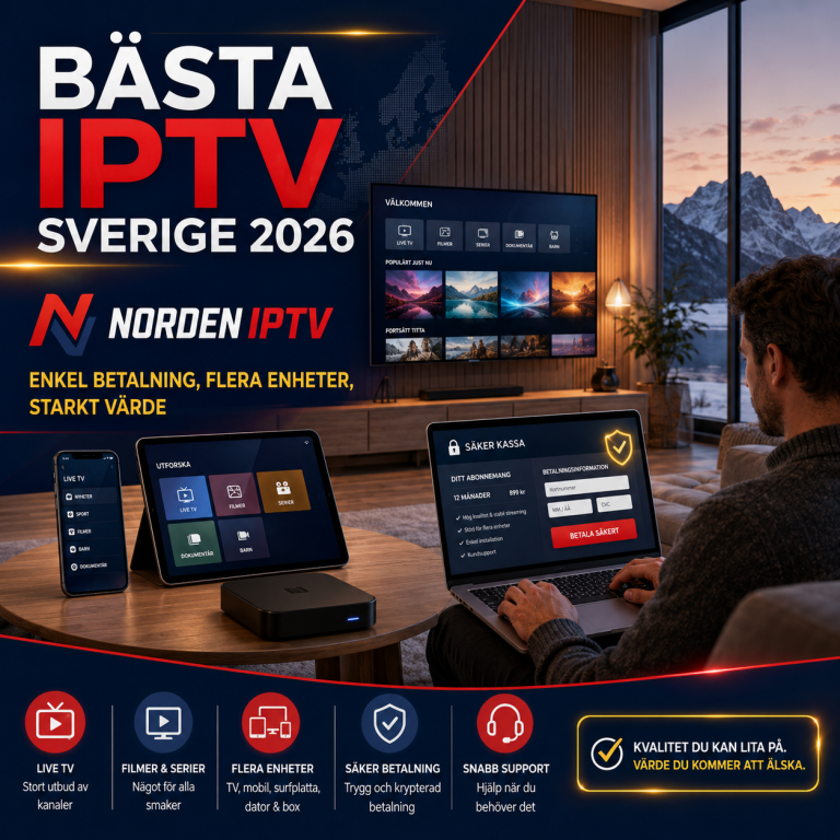 bästa iptv sverige​
